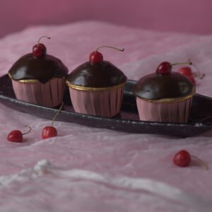 Chocolate Red Cherry Cupcake